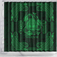 Personalized Radnorshire Sir Faesyfed Shower Curtain Green Oak Tree Of Life Celtic-inspired - Wonder Print Shop