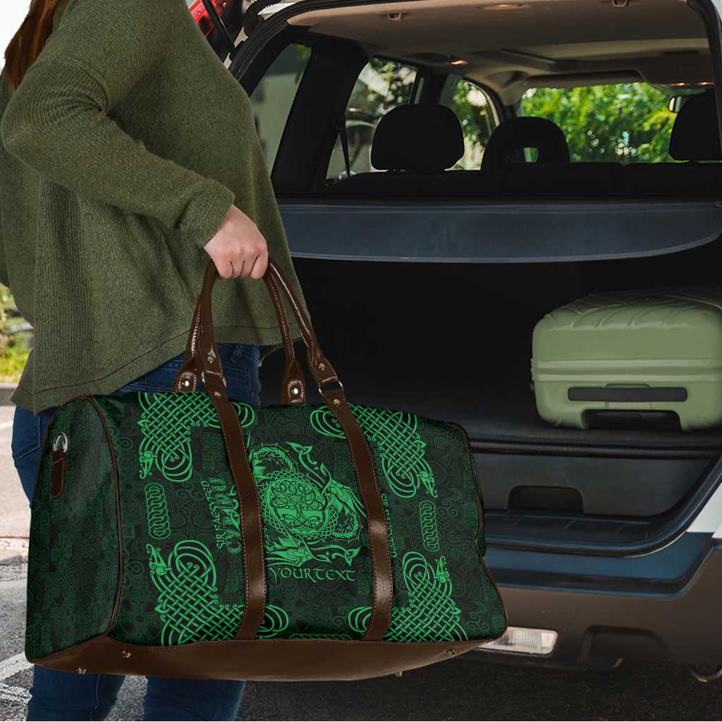Personalized Radnorshire Sir Faesyfed Travel Bag Green Oak Tree Of Life Celtic-inspired - Wonder Print Shop