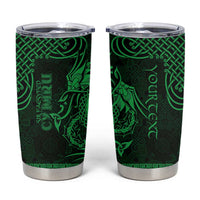Personalized Radnorshire Sir Faesyfed Tumbler Cup Green Oak Tree Of Life Celtic-inspired - Wonder Print Shop