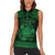 Personalized Radnorshire Sir Faesyfed Women Sleeveless Polo Shirt Green Oak Tree Of Life Celtic-inspired - Wonder Print Shop