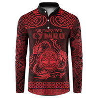 Personalized Radnorshire Sir Faesyfed Button Sweatshirt Red Oak Tree Of Life Celtic-inspired - Wonder Print Shop