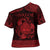 Personalized Radnorshire Sir Faesyfed Cross Shoulder Shirt Red Oak Tree Of Life Celtic-inspired - Wonder Print Shop