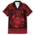 Personalized Radnorshire Sir Faesyfed Family Matching Long Sleeve Bodycon Dress and Hawaiian Shirt Red Oak Tree Of Life Celtic-inspired - Wonder Print Shop