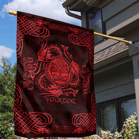 Personalized Radnorshire Sir Faesyfed Garden Flag Red Oak Tree Of Life Celtic-inspired - Wonder Print Shop