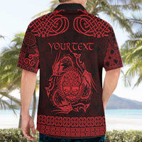Personalized Radnorshire Sir Faesyfed Hawaiian Shirt Red Oak Tree Of Life Celtic-inspired - Wonder Print Shop