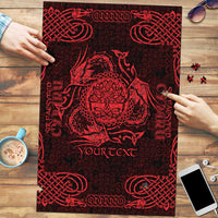 Personalized Radnorshire Sir Faesyfed Puzzle Red Oak Tree Of Life Celtic-inspired - Wonder Print Shop