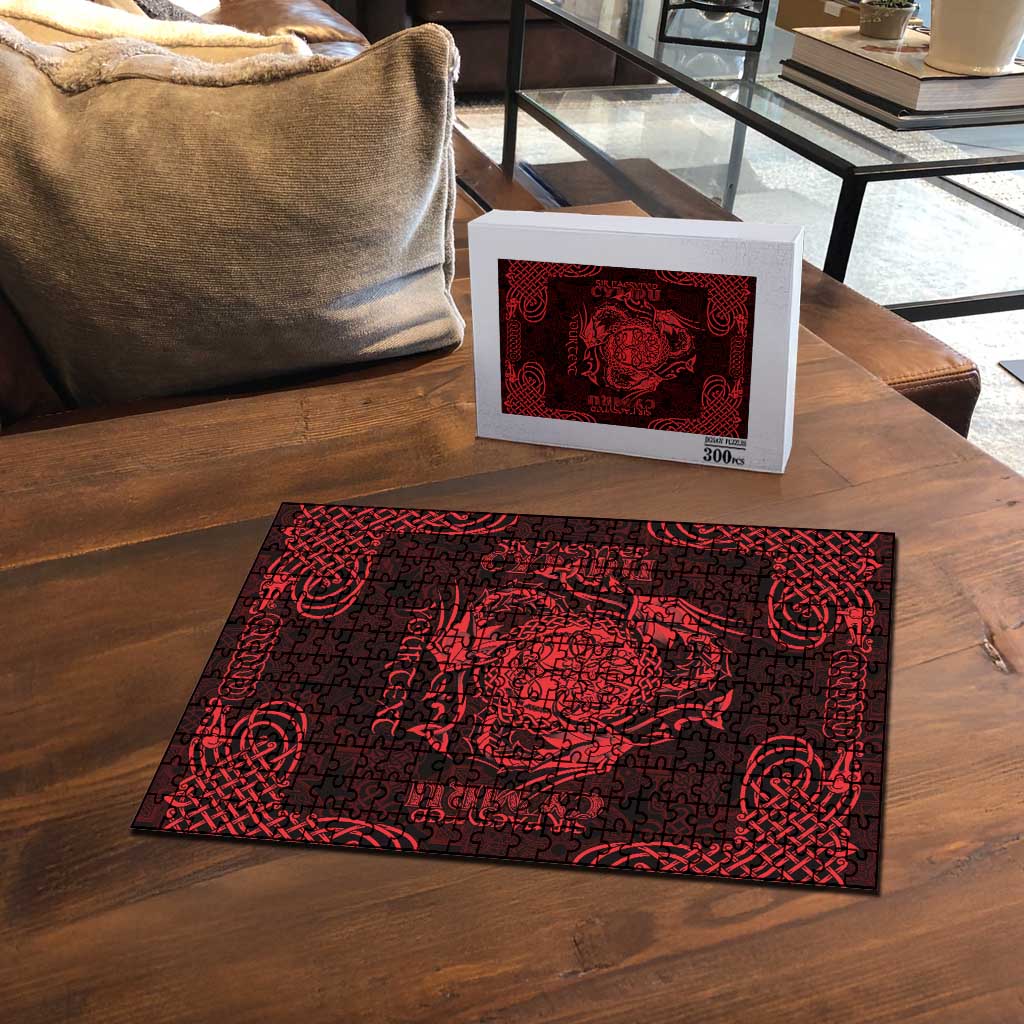 Personalized Radnorshire Sir Faesyfed Puzzle Red Oak Tree Of Life Celtic-inspired - Wonder Print Shop