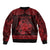 Personalized Radnorshire Sir Faesyfed Sleeve Zip Bomber Jacket Red Oak Tree Of Life Celtic-inspired - Wonder Print Shop
