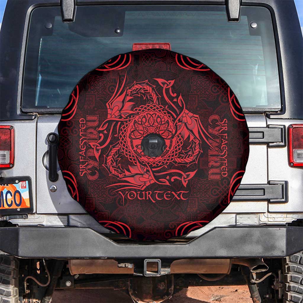 Personalized Radnorshire Sir Faesyfed Spare Tire Cover Red Oak Tree Of Life Celtic-inspired - Wonder Print Shop