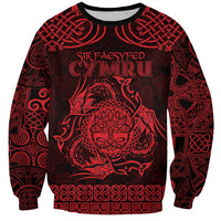 Personalized Radnorshire Sir Faesyfed Sweatshirt Red Oak Tree Of Life Celtic-inspired - Wonder Print Shop