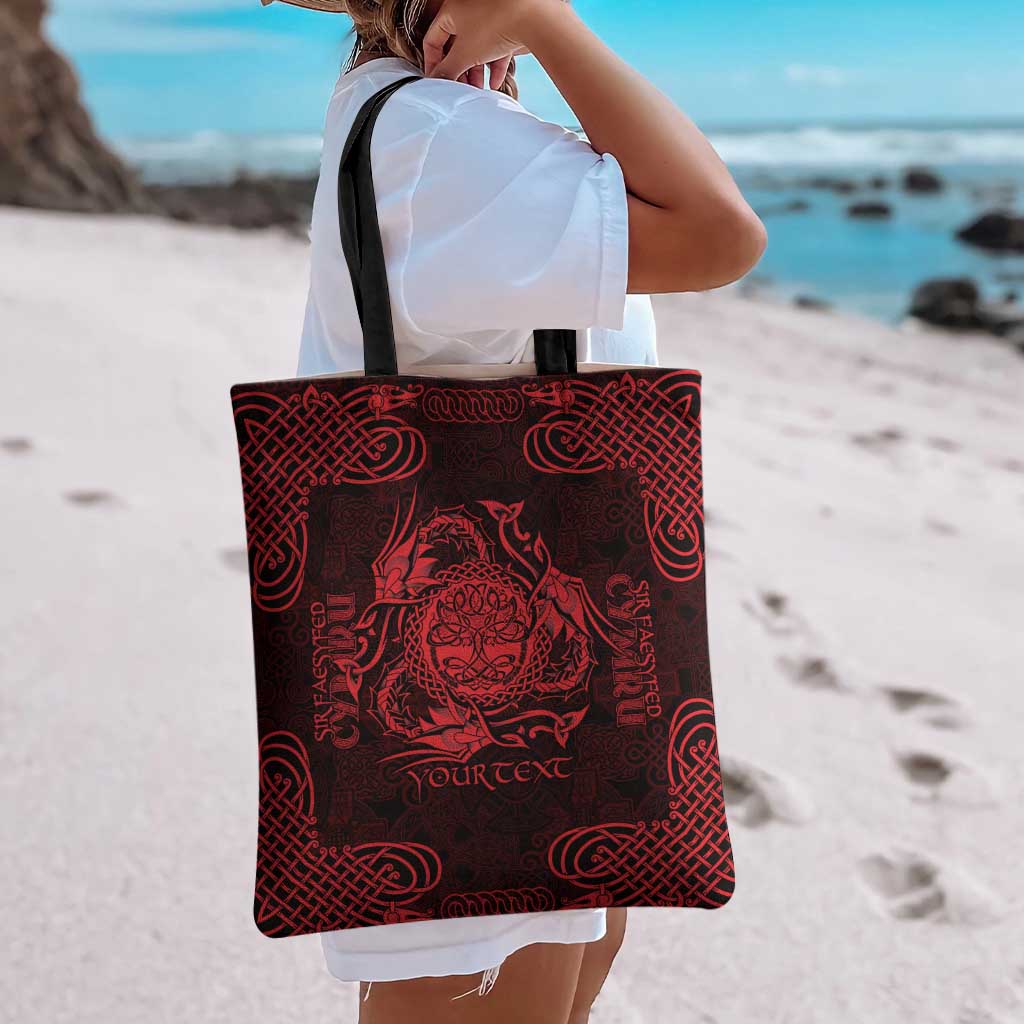 Personalized Radnorshire Sir Faesyfed Tote Bag Red Oak Tree Of Life Celtic-inspired - Wonder Print Shop