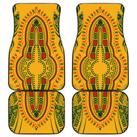 Africa Dashiki Car Mats African Tribal Art Mixed Polynesian Tattoo Gold Color Unique LT9 - Wonder Print Shop