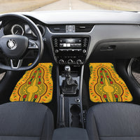 Africa Dashiki Car Mats African Tribal Art Mixed Polynesian Tattoo Gold Color Unique LT9 - Wonder Print Shop