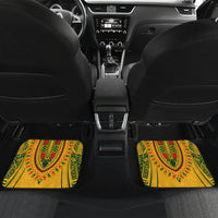 Africa Dashiki Car Mats African Tribal Art Mixed Polynesian Tattoo Gold Color Unique LT9 - Wonder Print Shop