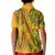 Africa Dashiki Kid Polo Shirt African Tribal Art Mixed Polynesian Tattoo Gold Color Unique - Wonder Print Shop