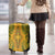 Africa Dashiki Luggage Cover African Tribal Art Mixed Polynesian Tattoo Gold Color Unique - Wonder Print Shop