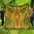 Africa Dashiki Quilt African Tribal Art Mixed Polynesian Tattoo Gold Color Unique - Wonder Print Shop