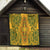 Africa Dashiki Quilt African Tribal Art Mixed Polynesian Tattoo Gold Color Unique - Wonder Print Shop