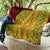Africa Dashiki Quilt African Tribal Art Mixed Polynesian Tattoo Gold Color Unique - Wonder Print Shop