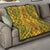 Africa Dashiki Quilt African Tribal Art Mixed Polynesian Tattoo Gold Color Unique - Wonder Print Shop