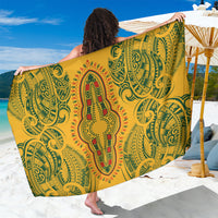 Africa Dashiki Sarong African Tribal Art Mixed Polynesian Tattoo Gold Color Unique - Wonder Print Shop