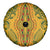 Africa Dashiki Spare Tire Cover African Tribal Art Mixed Polynesian Tattoo Gold Color Unique - Wonder Print Shop