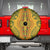 Africa Dashiki Spare Tire Cover African Tribal Art Mixed Polynesian Tattoo Gold Color Unique - Wonder Print Shop