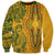 Africa Dashiki Sweatshirt African Tribal Art Mixed Polynesian Tattoo Gold Color Unique - Wonder Print Shop