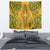 Africa Dashiki Tapestry African Tribal Art Mixed Polynesian Tattoo Gold Color Unique - Wonder Print Shop
