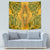 Africa Dashiki Tapestry African Tribal Art Mixed Polynesian Tattoo Gold Color Unique - Wonder Print Shop