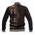 Africa Dashiki Baseball Jacket African Tribal Art Mixed Polynesian Tattoo Red Color Unique LT9 - Wonder Print Shop