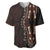 Africa Dashiki Baseball Jersey African Tribal Art Mixed Polynesian Tattoo Red Color Unique LT9 - Wonder Print Shop