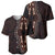 Africa Dashiki Baseball Jersey African Tribal Art Mixed Polynesian Tattoo Red Color Unique LT9 - Wonder Print Shop