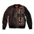 Africa Dashiki Bomber Jacket African Tribal Art Mixed Polynesian Tattoo Red Color Unique LT9 - Wonder Print Shop