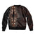 Africa Dashiki Bomber Jacket African Tribal Art Mixed Polynesian Tattoo Red Color Unique LT9 - Wonder Print Shop