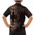Africa Dashiki Family Matching Mermaid Dress and Hawaiian Shirt African Tribal Art Mixed Polynesian Tattoo Red Color Unique LT9 - Wonder Print Shop