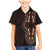 Africa Dashiki Family Matching Mermaid Dress and Hawaiian Shirt African Tribal Art Mixed Polynesian Tattoo Red Color Unique LT9 - Wonder Print Shop
