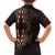 Africa Dashiki Family Matching Summer Maxi Dress and Hawaiian Shirt African Tribal Art Mixed Polynesian Tattoo Red Color Unique - Wonder Print Shop
