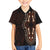 Africa Dashiki Family Matching Summer Maxi Dress and Hawaiian Shirt African Tribal Art Mixed Polynesian Tattoo Red Color Unique - Wonder Print Shop