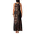 Africa Dashiki Family Matching Tank Maxi Dress and Hawaiian Shirt African Tribal Art Mixed Polynesian Tattoo Red Color Unique - Wonder Print Shop