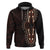 Africa Dashiki Hoodie African Tribal Art Mixed Polynesian Tattoo Red Color Unique - Wonder Print Shop