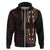 Africa Dashiki Hoodie African Tribal Art Mixed Polynesian Tattoo Red Color Unique - Wonder Print Shop