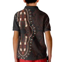 Africa Dashiki Kid Polo Shirt African Tribal Art Mixed Polynesian Tattoo Red Color Unique - Wonder Print Shop