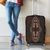 Africa Dashiki Luggage Cover African Tribal Art Mixed Polynesian Tattoo Red Color Unique - Wonder Print Shop