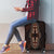 Africa Dashiki Luggage Cover African Tribal Art Mixed Polynesian Tattoo Red Color Unique - Wonder Print Shop