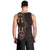 Africa Dashiki Men Tank Top African Tribal Art Mixed Polynesian Tattoo Red Color Unique - Wonder Print Shop