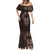Africa Dashiki Mermaid Dress African Tribal Art Mixed Polynesian Tattoo Red Color Unique - Wonder Print Shop