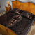 Africa Dashiki Quilt Bed Set African Tribal Art Mixed Polynesian Tattoo Red Color Unique - Wonder Print Shop
