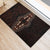 Africa Dashiki Rubber Doormat African Tribal Art Mixed Polynesian Tattoo Red Color Unique - Wonder Print Shop