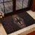 Africa Dashiki Rubber Doormat African Tribal Art Mixed Polynesian Tattoo Red Color Unique - Wonder Print Shop